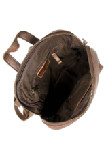 HillBurry Leather backpacks  and leather shoppers -   HillBurry Backpack Washed Leather brown