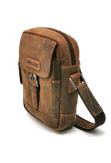 HillBurry Leren tassen - HillBurry Schoudertas HT-06 medium formaat