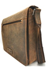 HillBurry Leather bags - HillBurry Leather Laptop bag-workbag buffalo leather 15,6"