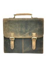 Trukado Leren tassen - Vintage Schooltas buffelleer - 818B