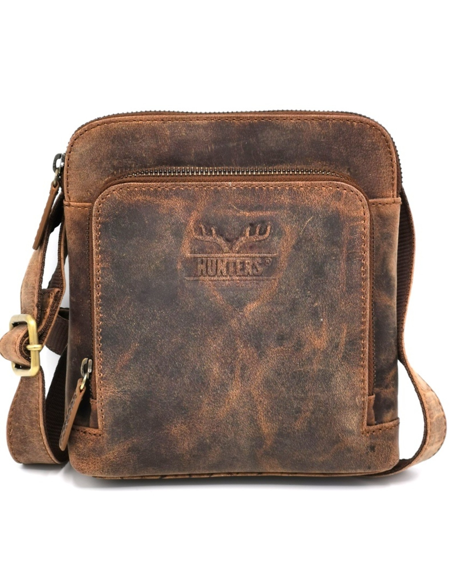 Hunters Leather bags - Hunters shoulder bag buffalo leather small