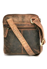 Hunters Leather bags - Hunters shoulder bag buffalo leather small