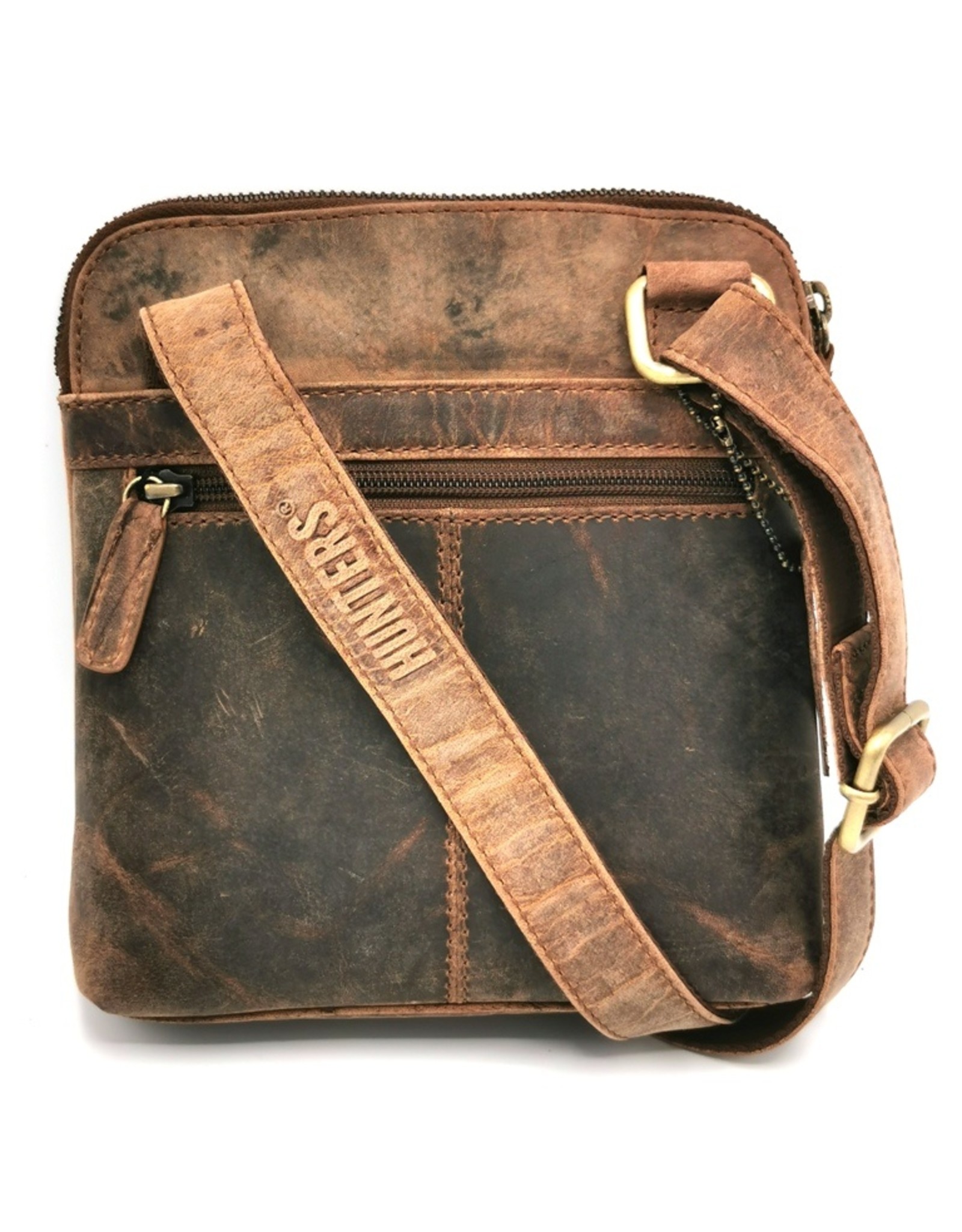 Hunters Leather bags - Hunters shoulder bag buffalo leather small