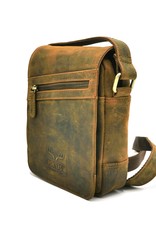 Hunters Leather bags - Hunters shoulder bag with cover small