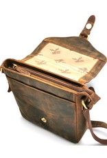 Hunters Leather bags - Hunters Hunting bag with cover Buffalo leather