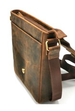 Hunters Leather bags - Hunters Hunting bag with cover Buffalo leather