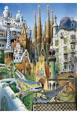 Educa Puzzle Gaudi Collage 1000 pcs