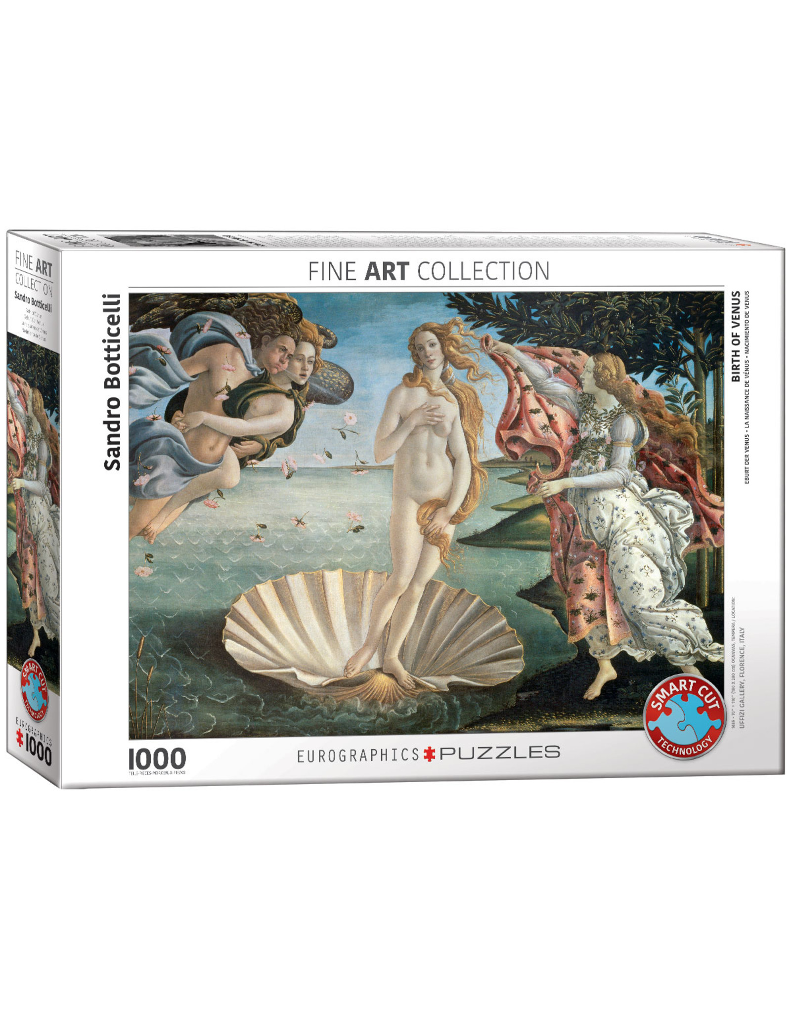 Eurographics Puzzel Sandro Botticelli Geboorte van Venus 1000 stukjes