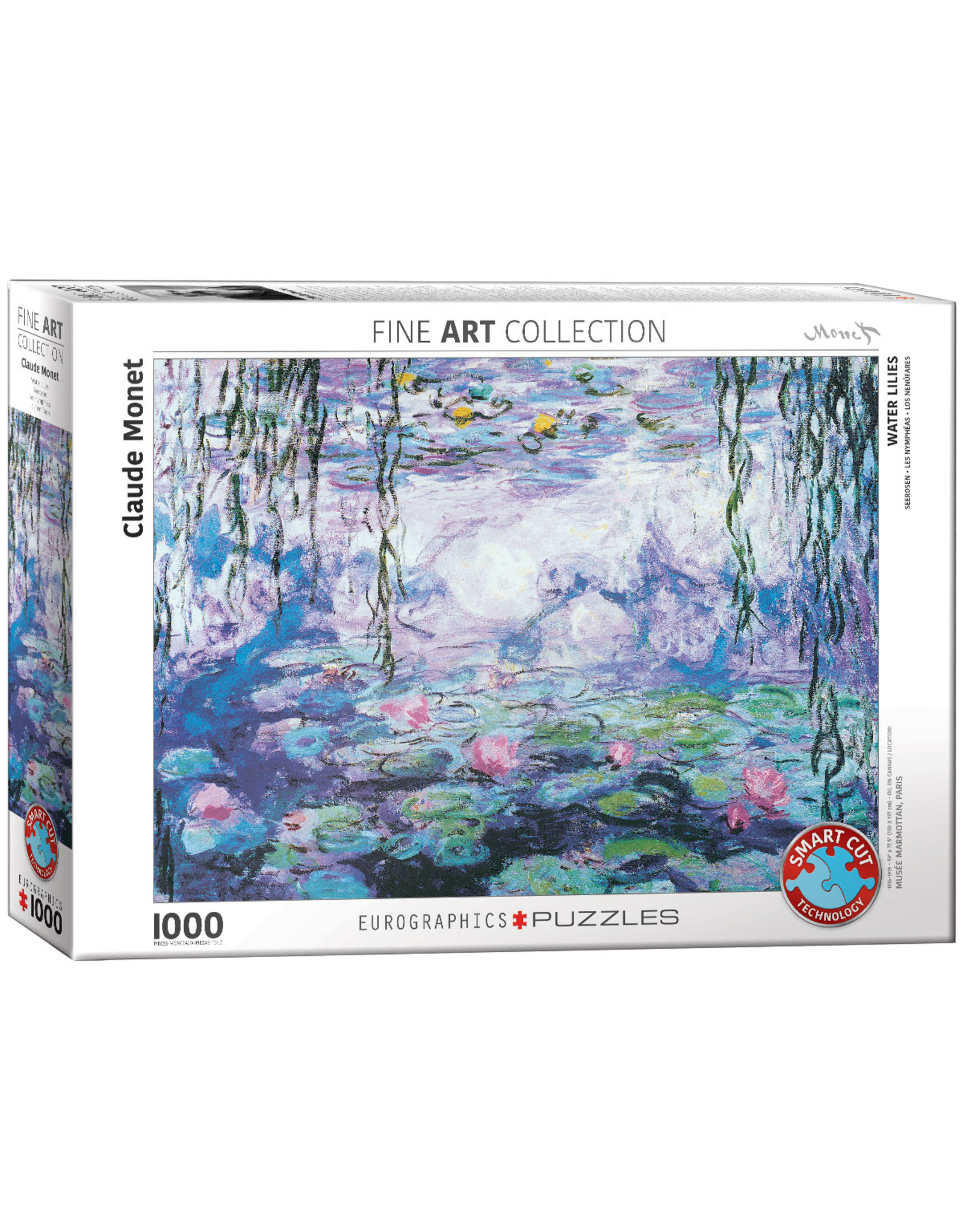 Eurographics Puzzle Claude Monet Waterlilies 1000 pcs