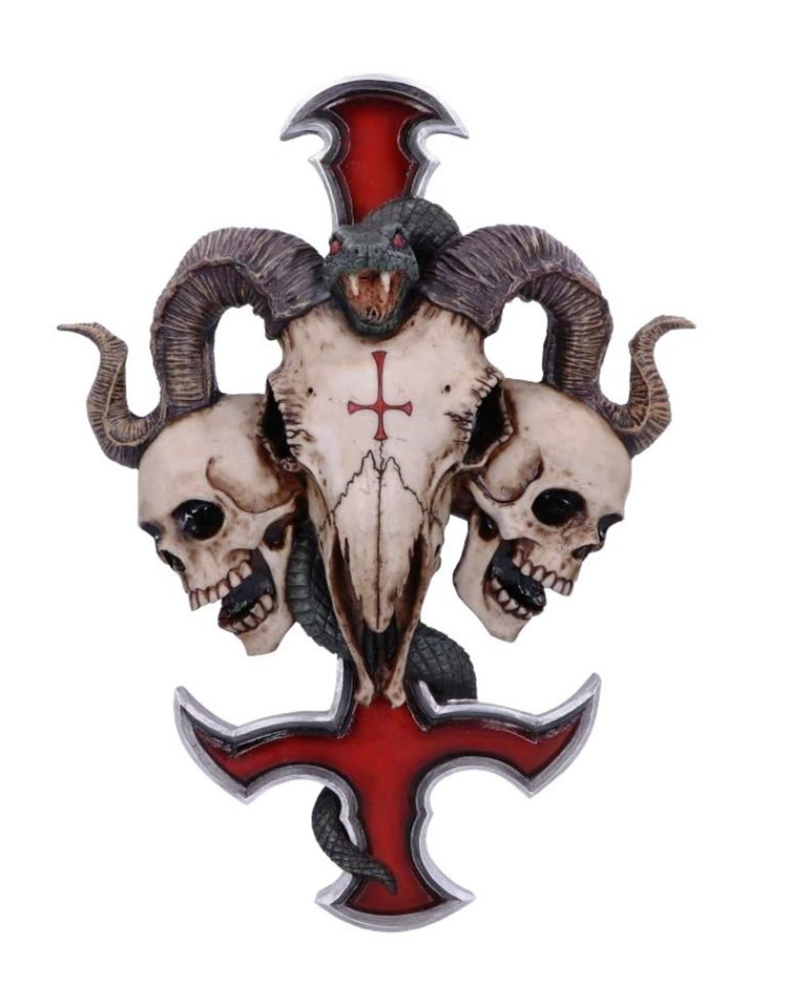 James Ryman bij Nemesis Now Giftware & Lifestyle - Devils Cross Wall Plaque 30.5cm James Ryman