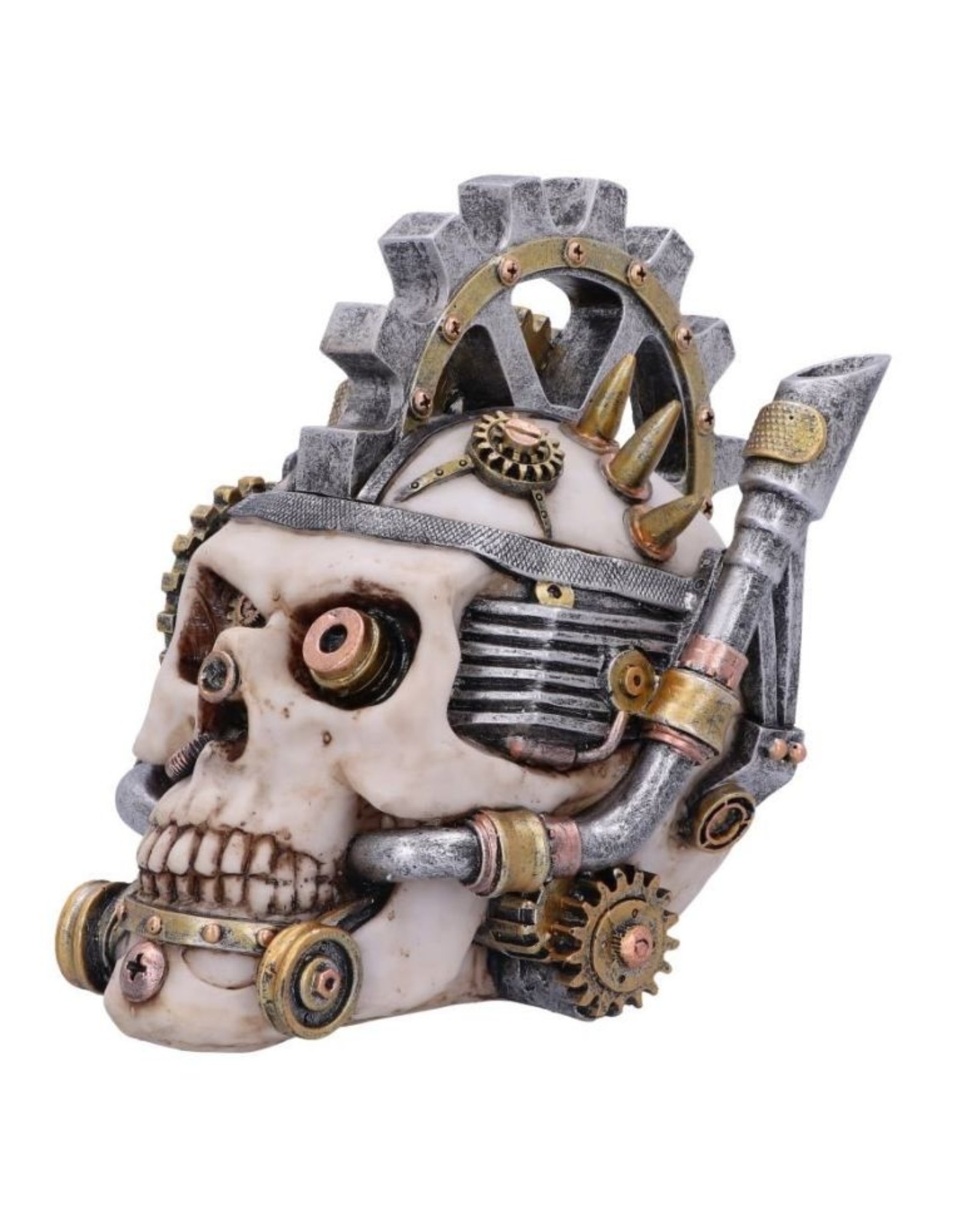 NemesisNow Giftware & Lifestyle - Metal Head Skull-box