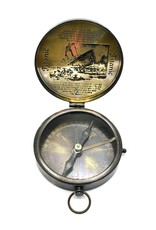 Trukado Miscellaneous - Vintage Kompas met deksel Titanic