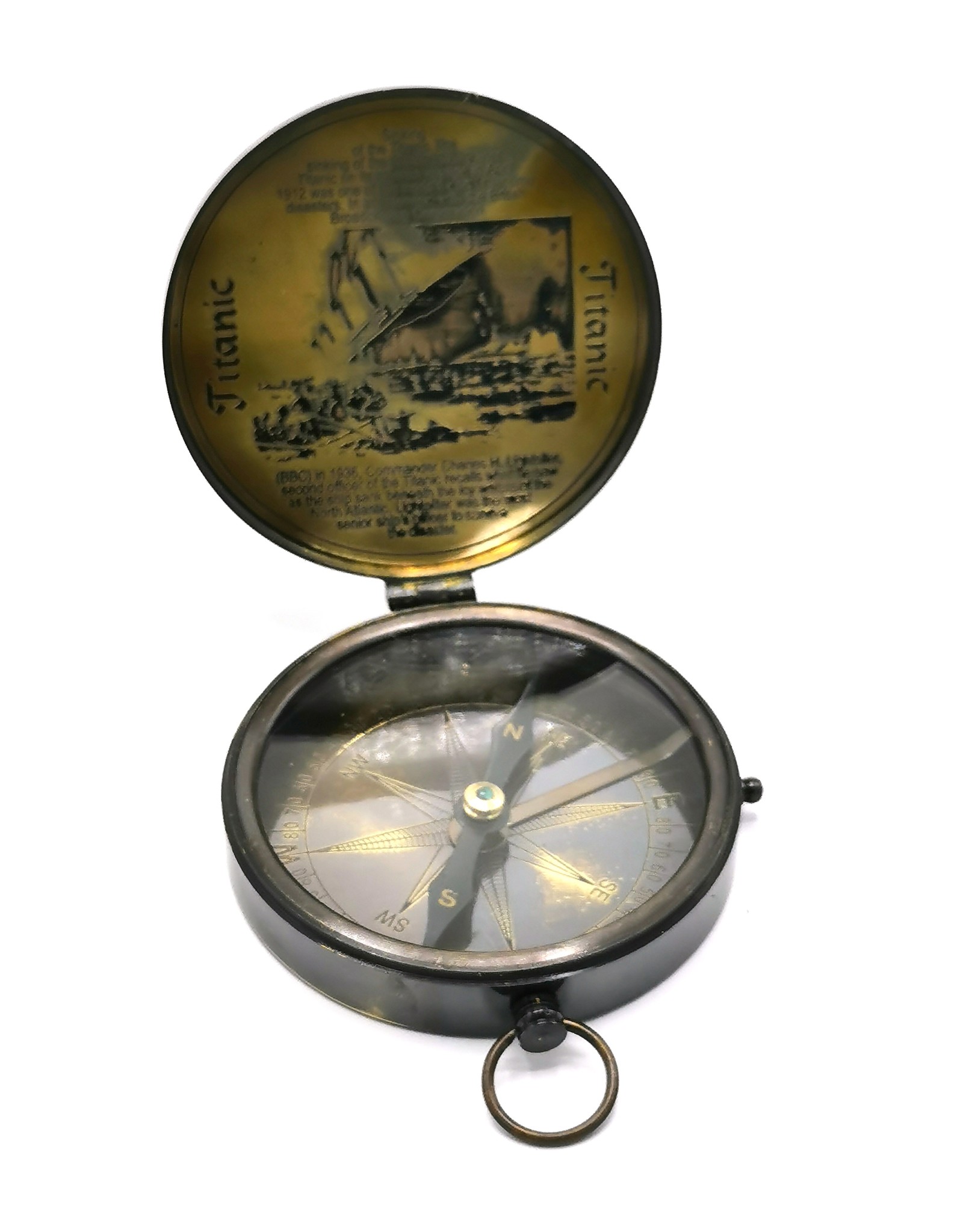 Trukado Miscellaneous - Vintage Compass with lid Titanic