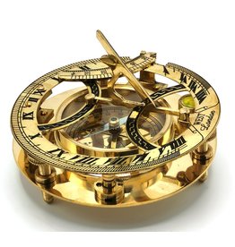 Trukado Sundial Compass XL - Brass
