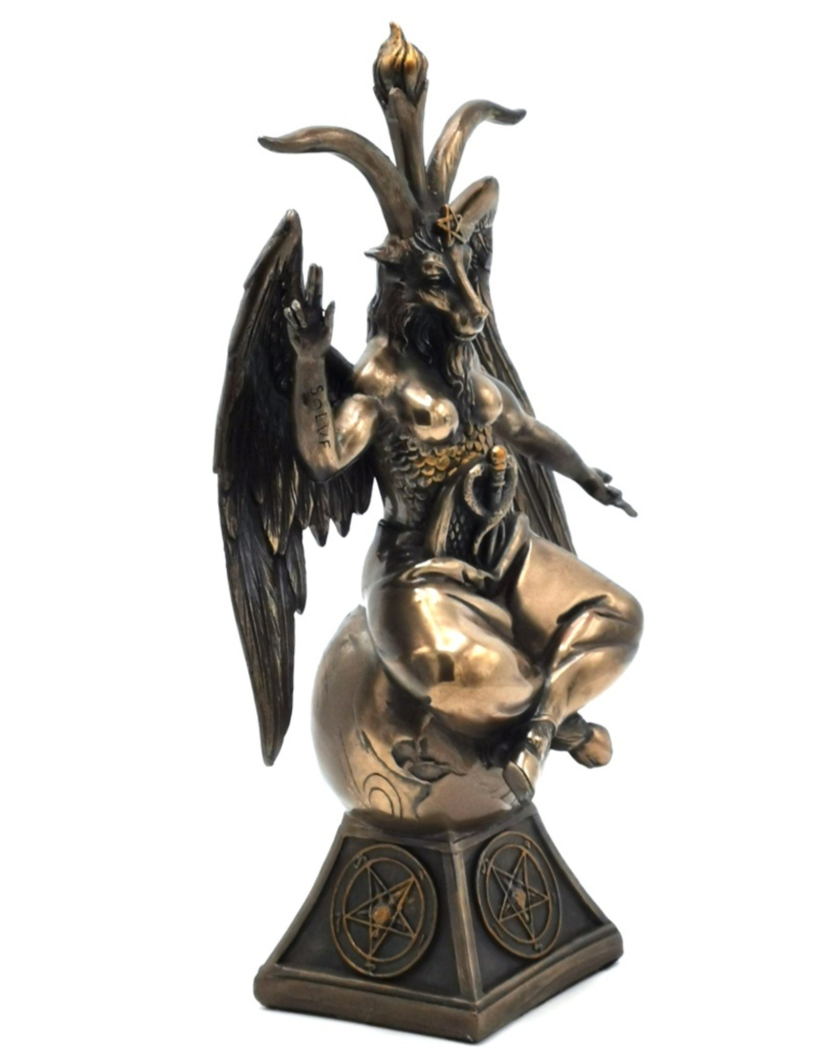 NemesisNow Giftware & Lifestyle - Baphomet Gebronds beeld 24cm