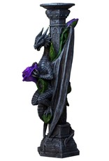 NemesisNow Giftware & Lifestyle - Anne Stokes Dragon Beauty Candle Stick Holder