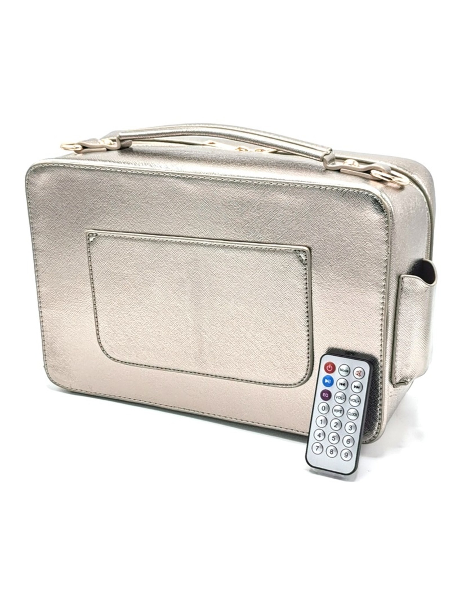 Magic Bags Fantasy bags and wallets - Boombox Radio Handbag with Real Radio silver