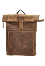 Old West Leather backpacks Leather shoppers -  Roll-Top backpack Hide & stitches Idaho 15,6 inch (38 cm)
