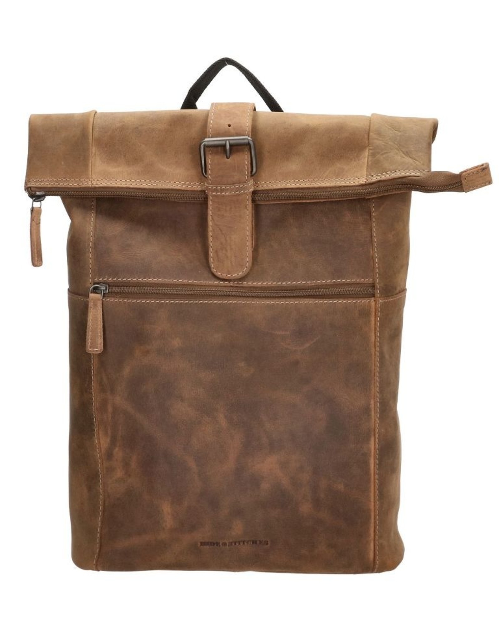 Old West Leather backpacks Leather shoppers -  Roll-Top backpack Hide & stitches Idaho 15,6 inch (38 cm)