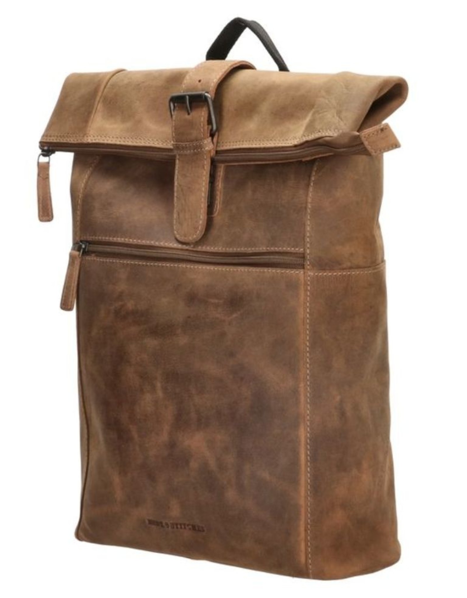 Old West Leather backpacks Leather shoppers -  Roll-Top backpack Hide & stitches Idaho 15,6 inch (38 cm)