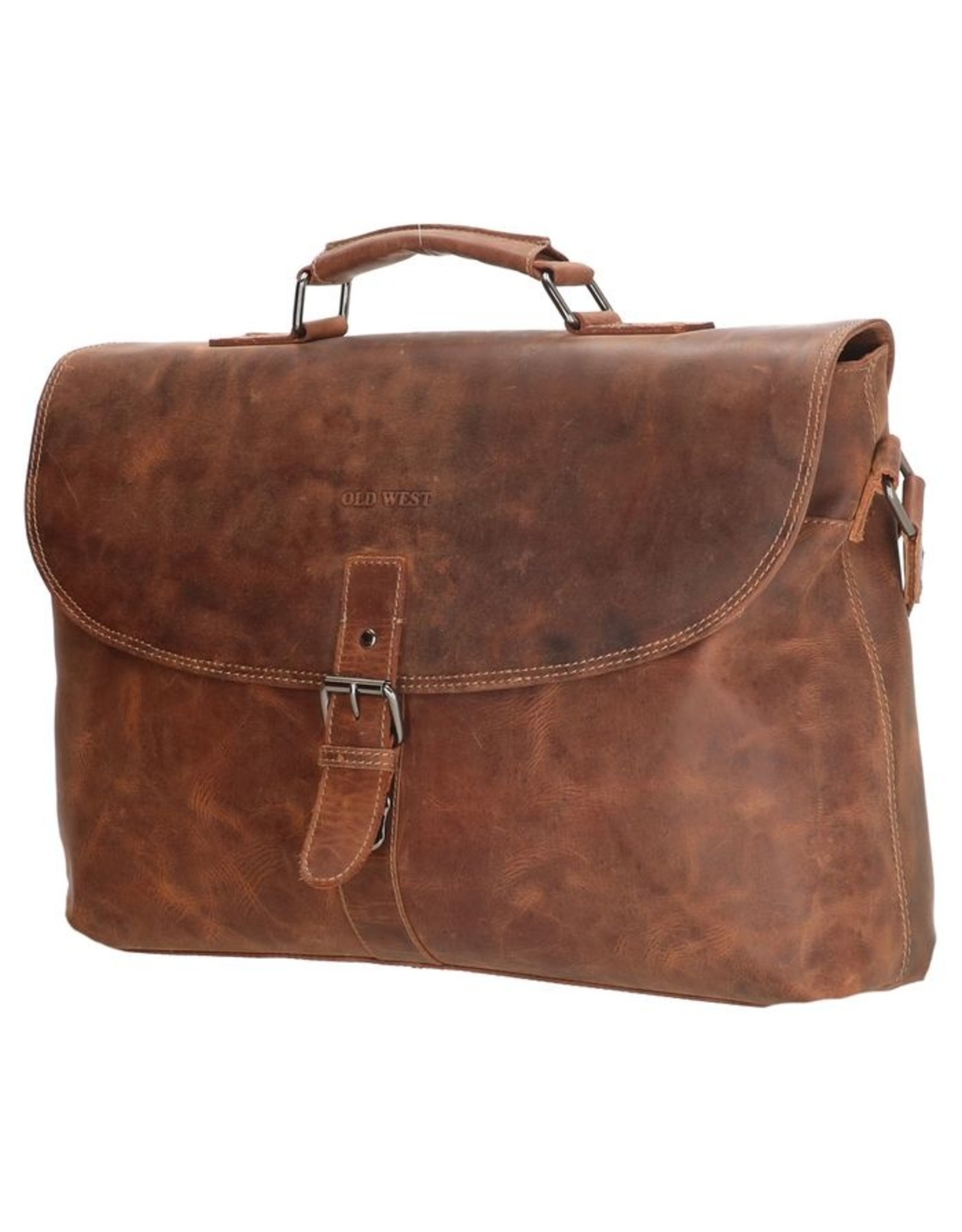 Old West Leather laptop bags - Leather Longview Laptop Bag Old West 15,6 inch (38 cm)