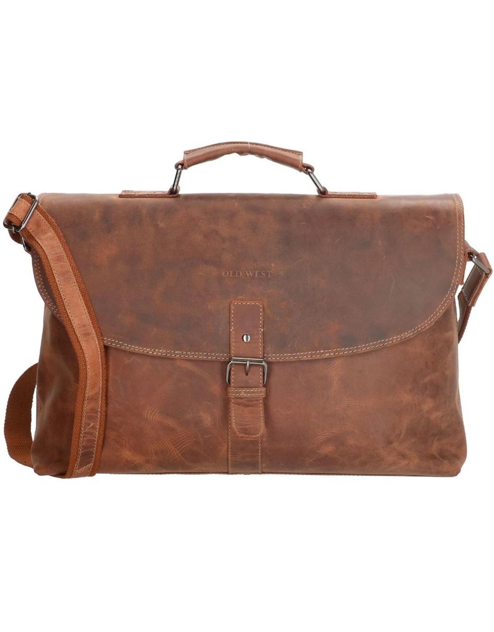 Old West Leather laptop bags - Leather Longview Laptop Bag Old West 15,6 inch (38 cm)