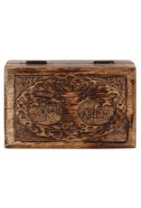 Trukado Miscellaneous - Wooden Tree of Life box 15cm x 10cm