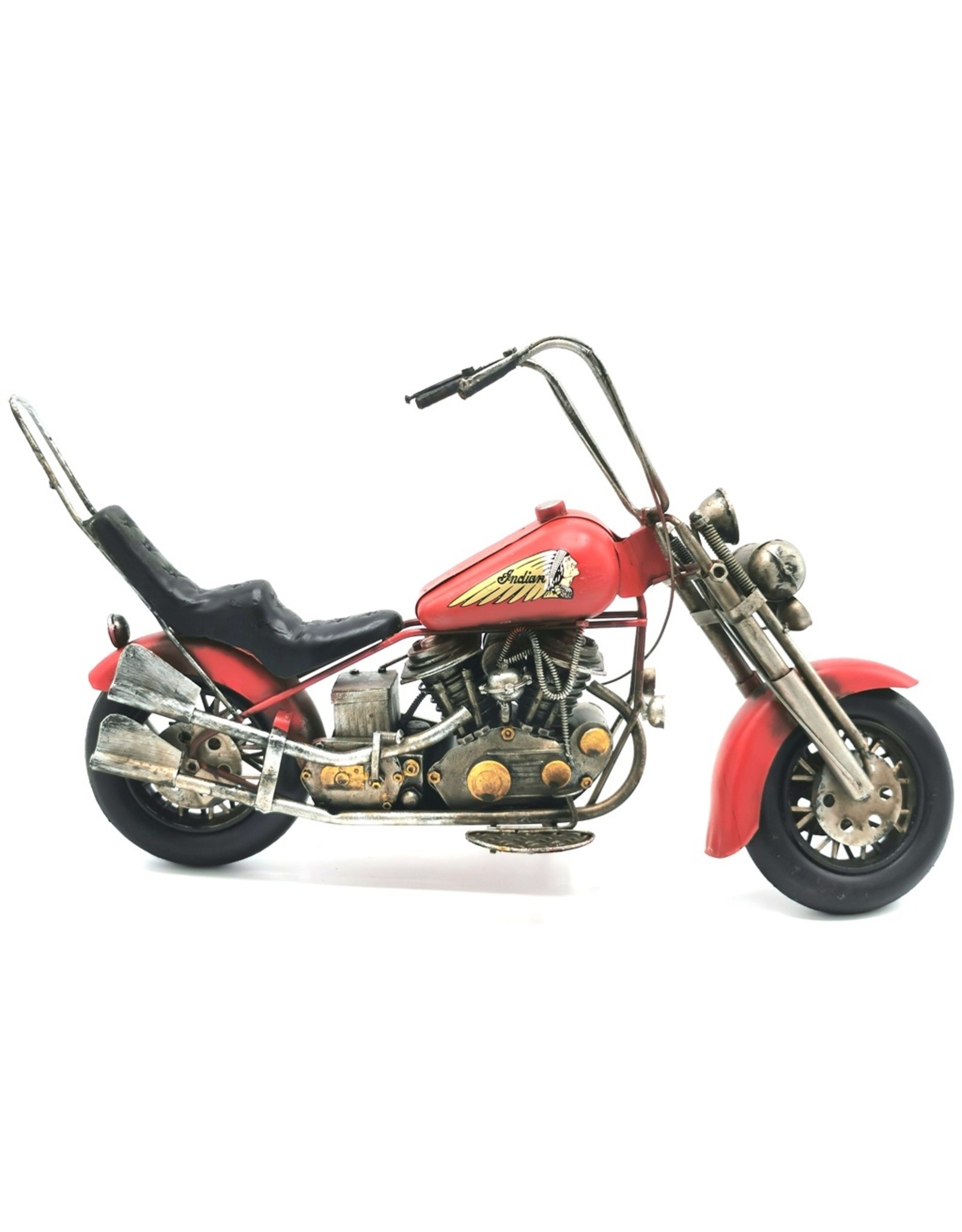 Trukado Miscellaneous - Indian Motor Chopper vintage look metal miniature