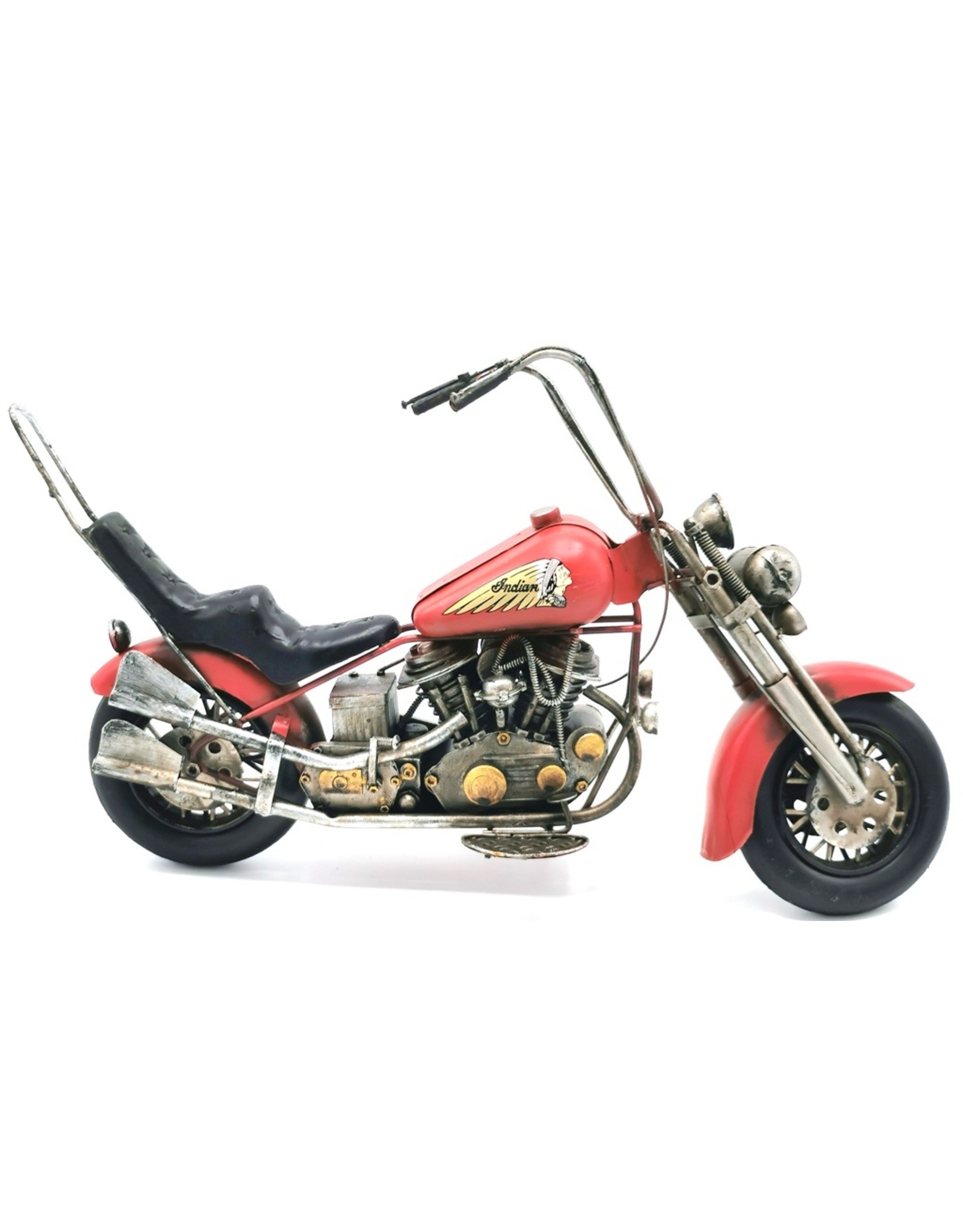 Trukado Miscellaneous - Indian Motor Chopper vintage look metal miniature