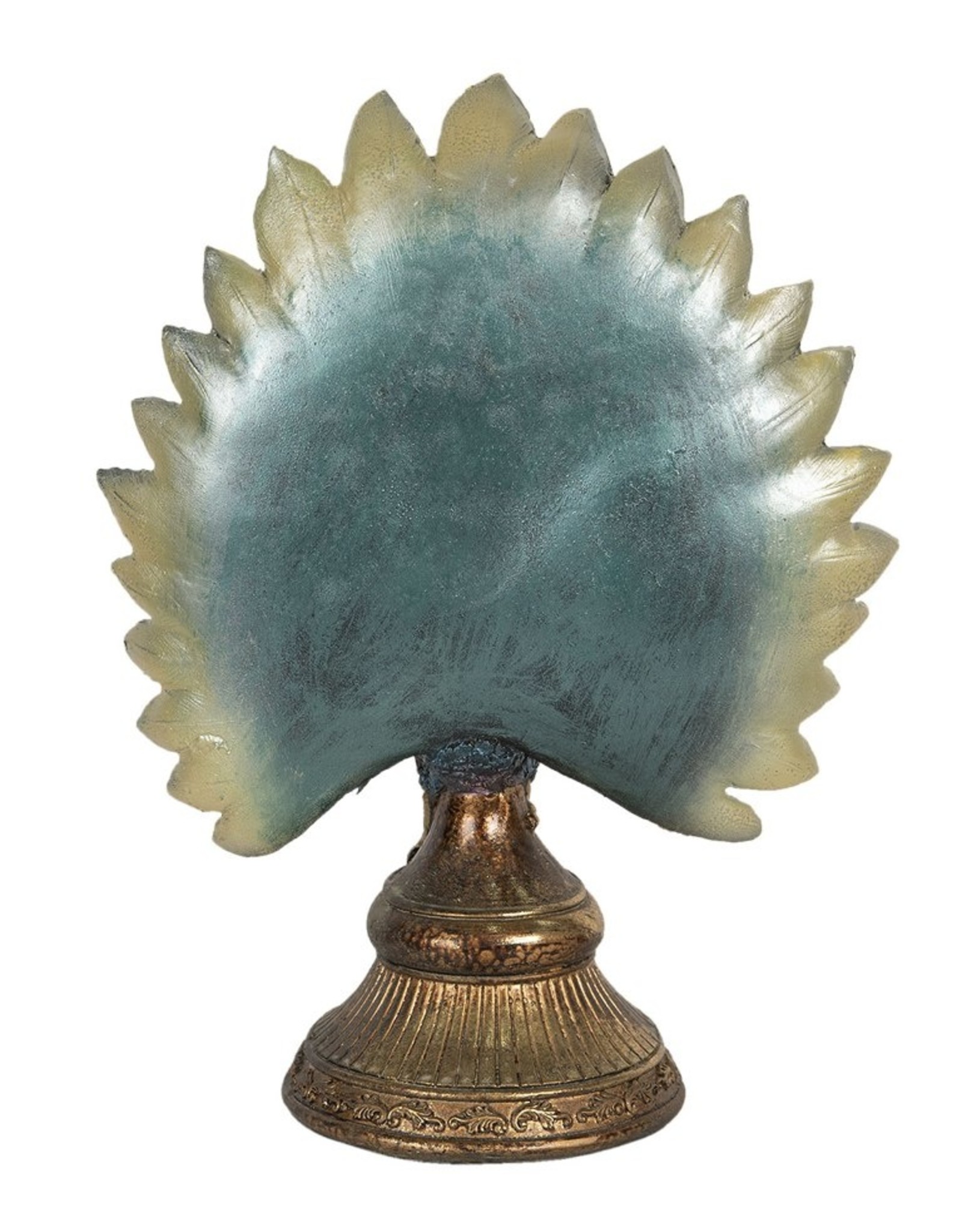 C&E Giftware & Lifestyle - Peacock figurine colorful home decoration