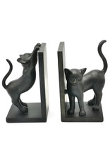 Trukado Miscellaneous - Black Lucky Cats bookends set of 2