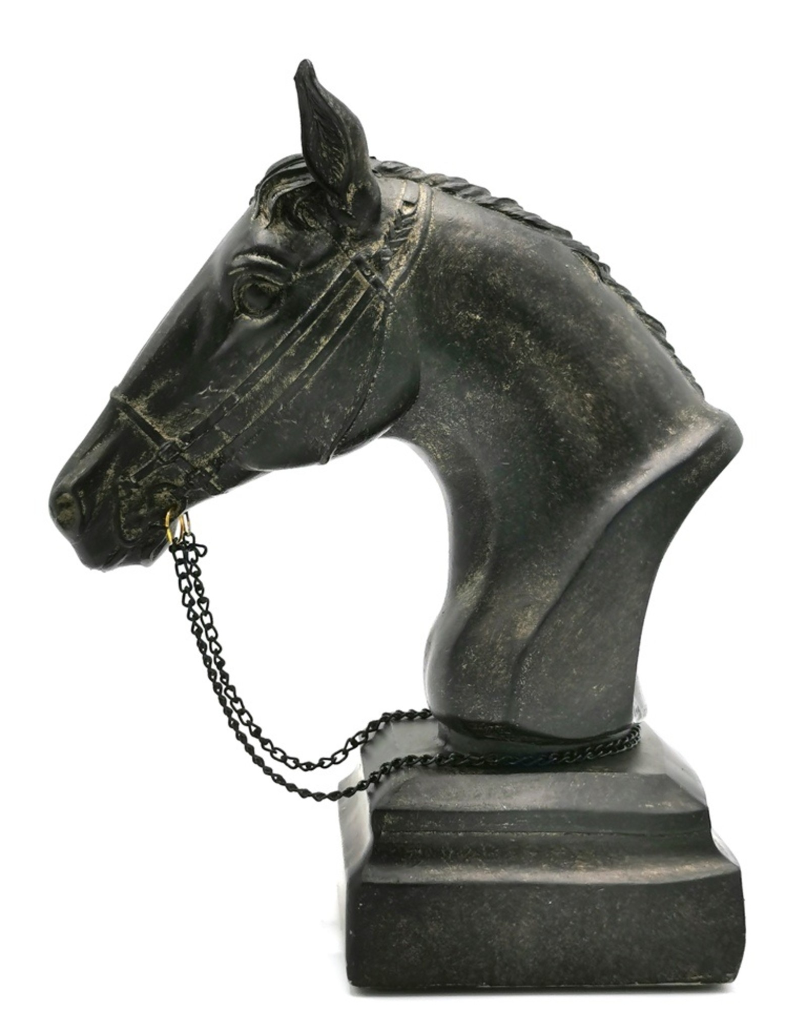 Trukado Giftware Beelden Collectables  - Paard Buste Antiek look 20cm