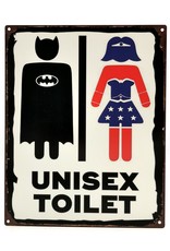 Trukado Miscellaneous - Unisex Toilet metall plaque