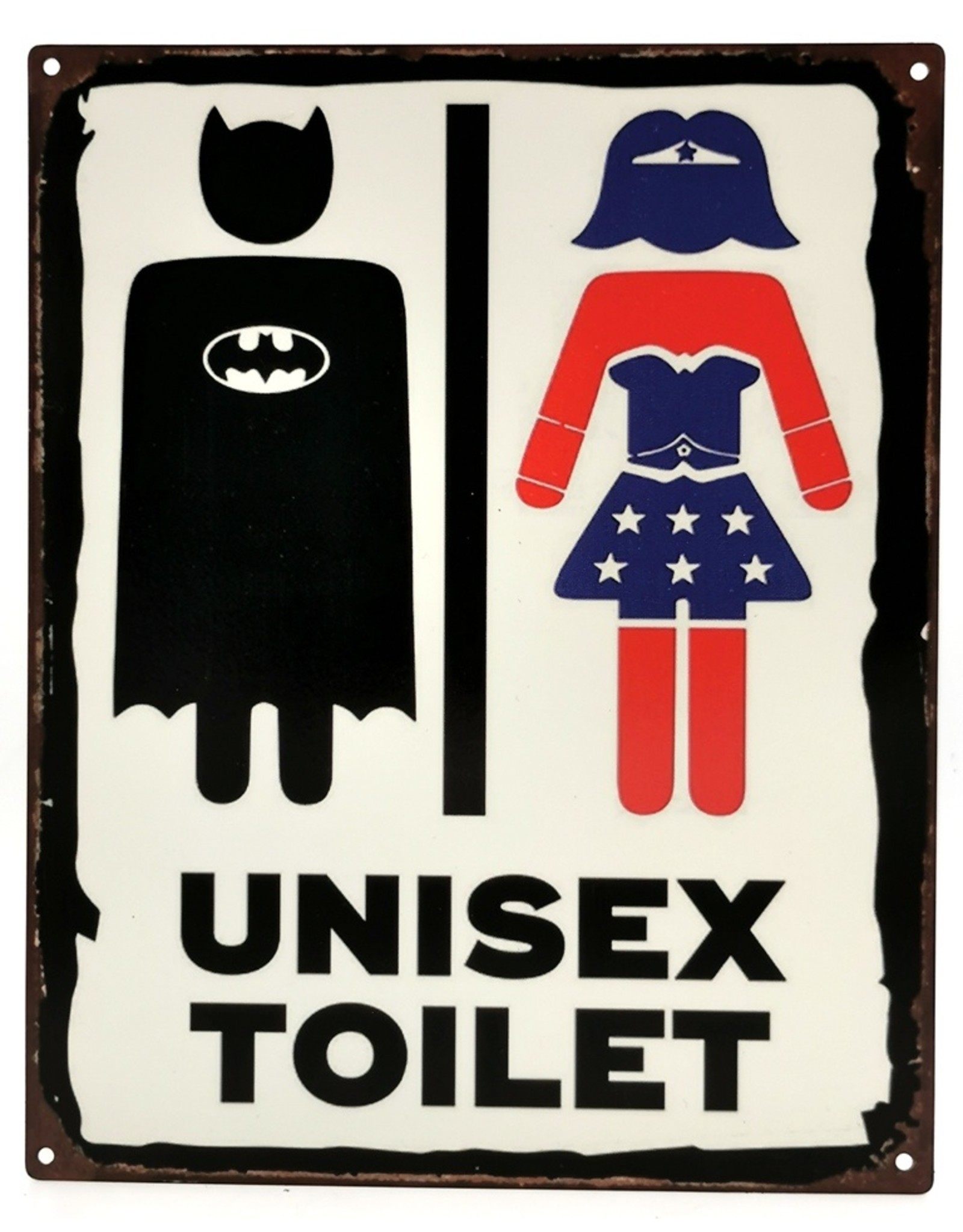 Trukado Miscellaneous - Unisex Toilet metall plaque