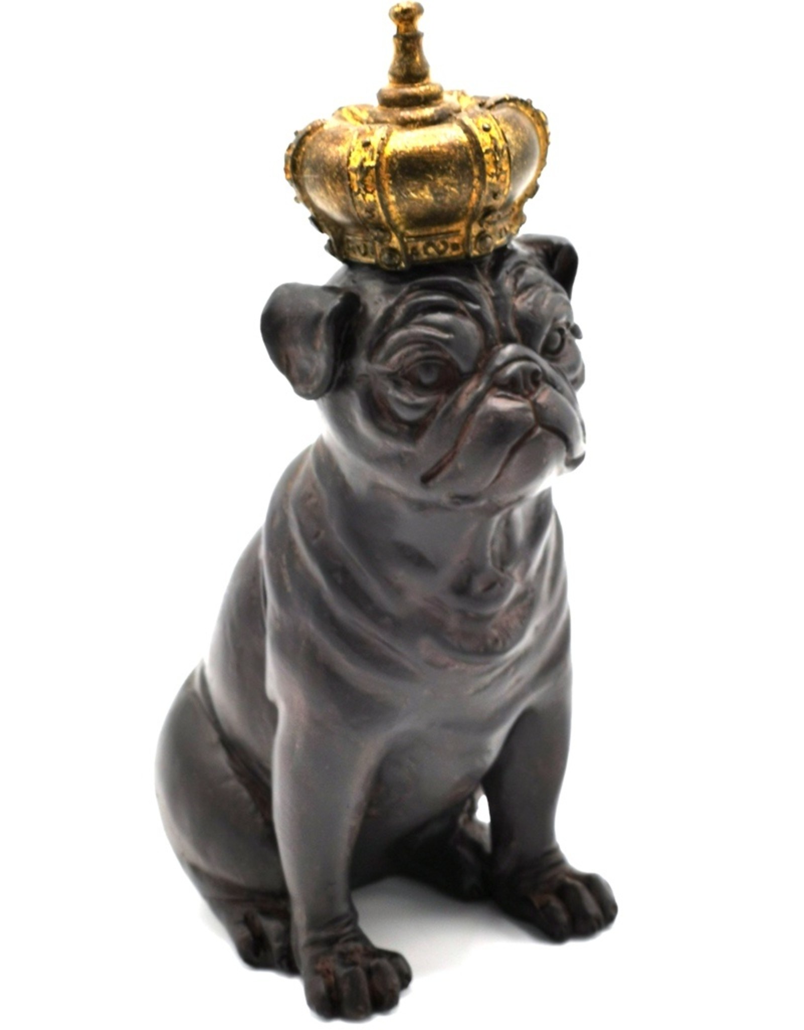 Trukado Giftware & Lifestyle - Engelse Bulldog Vintage look beeldje 21cm