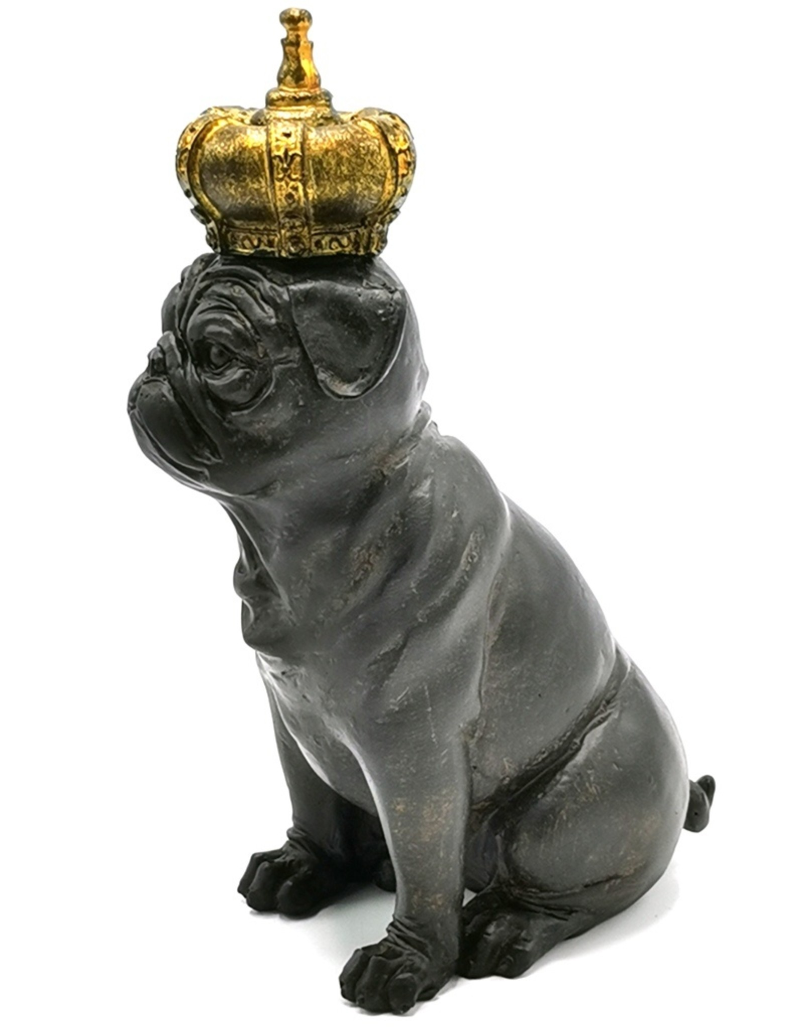 Trukado Giftware & Lifestyle - Engelse Bulldog Vintage look beeldje 21cm