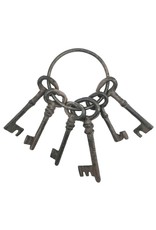 T&T Giftware & Lifestyle - Antique look Keys set 6 pieces Mix (8cm - 13cm)