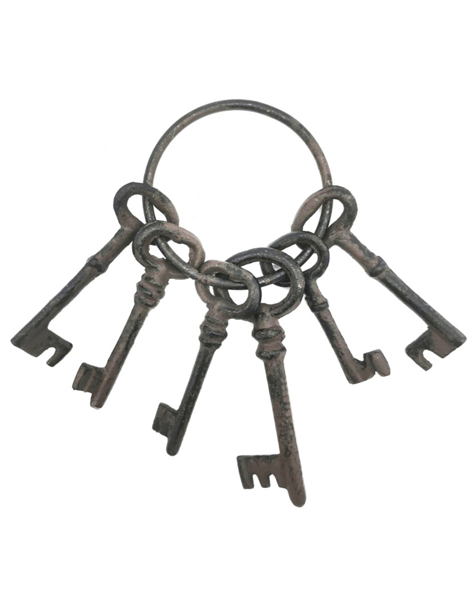 Trukado Giftware & Lifestyle - Antique look Keys set 6 pieces Mix (8cm - 13cm)