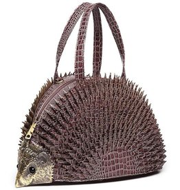 Magic Bags Hedgehog  handbag (grey)