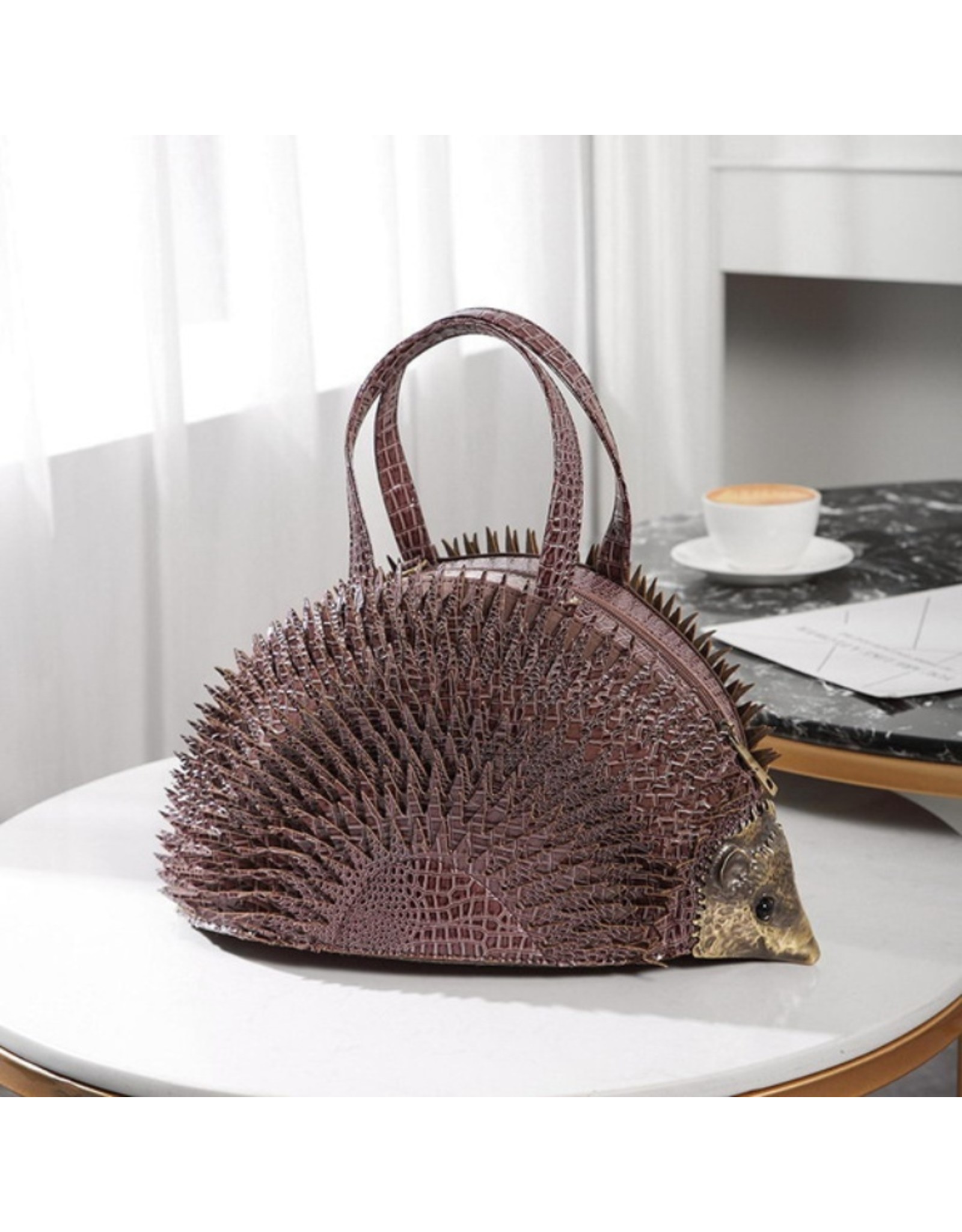 Magic Bags Fantasy bags and wallets - Hedgehog  handbag (grey)