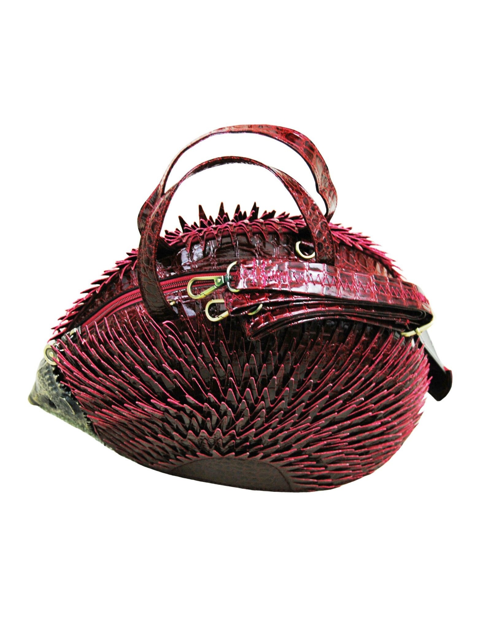 Magic Bags Fantasy bags and wallets - Hedgehog handbag (red)