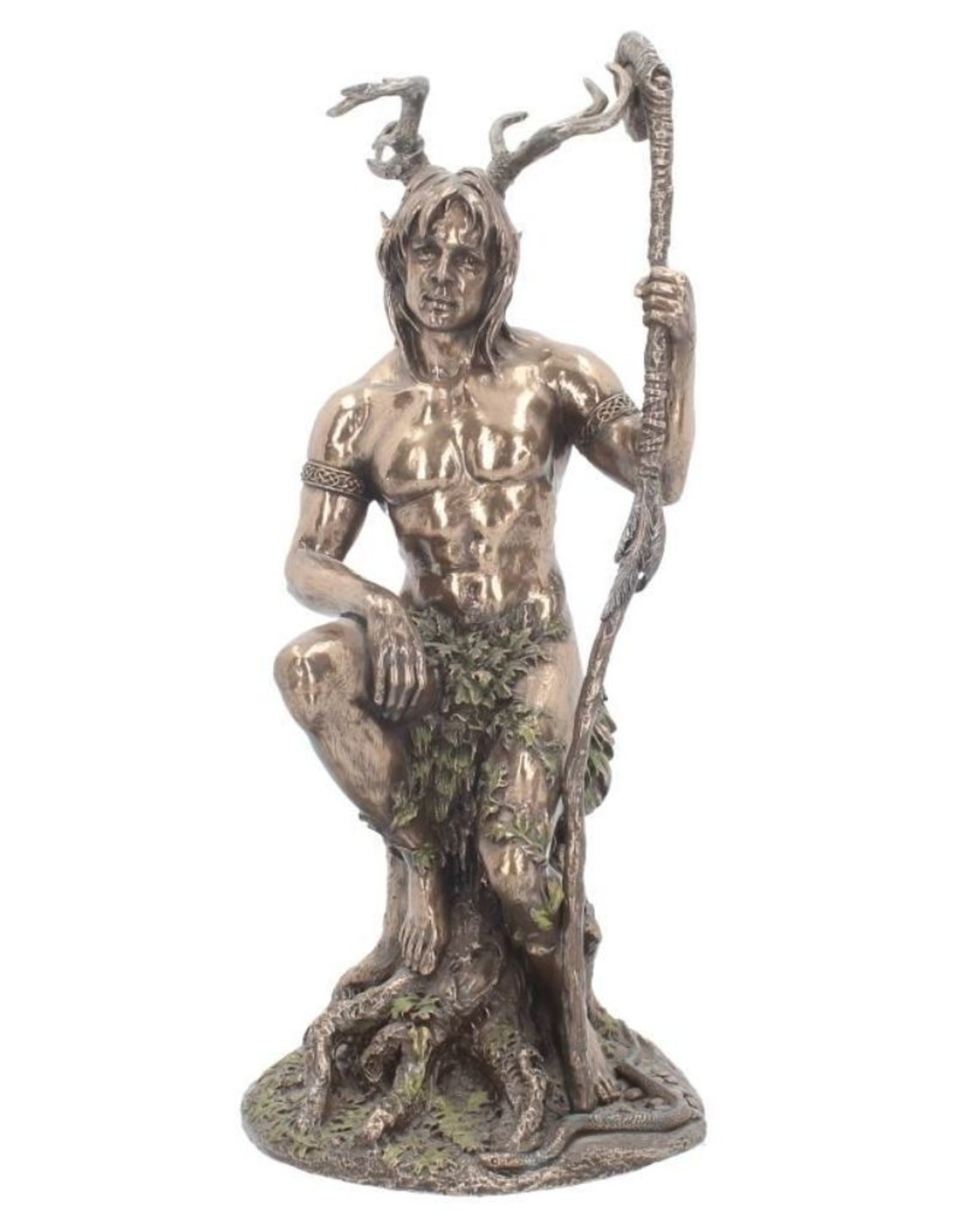 Veronese Design Giftware & Lifestyle - Herne The Hunter of Windsor Forrest Bronzed Figurine 27.5cm