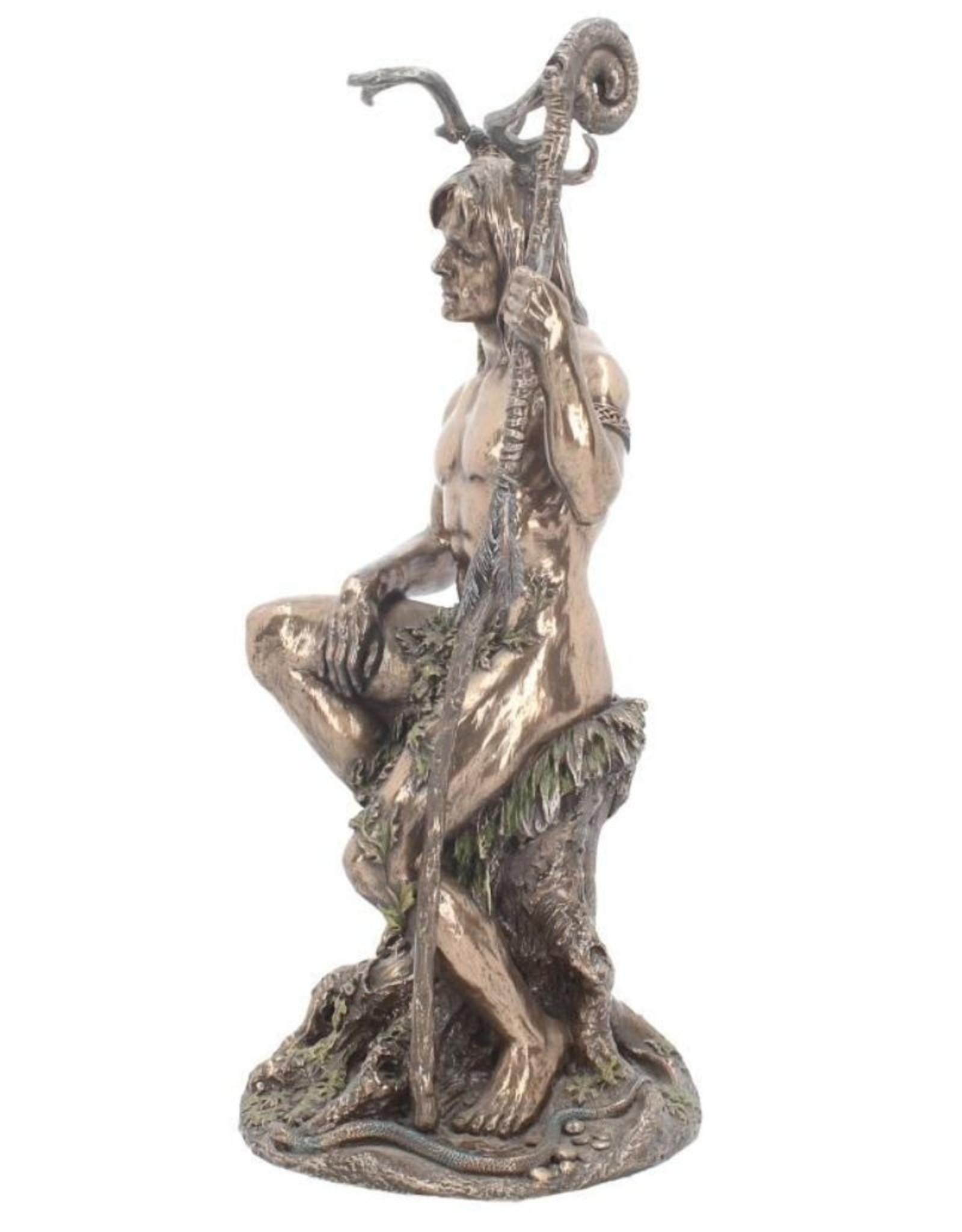 Veronese Design Giftware & Lifestyle - Herne The Hunter of Windsor Forrest Bronzed Figurine 27.5cm