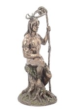 Veronese Design Giftware & Lifestyle - Herne The Hunter of Windsor Forrest Bronzed Figurine 27.5cm