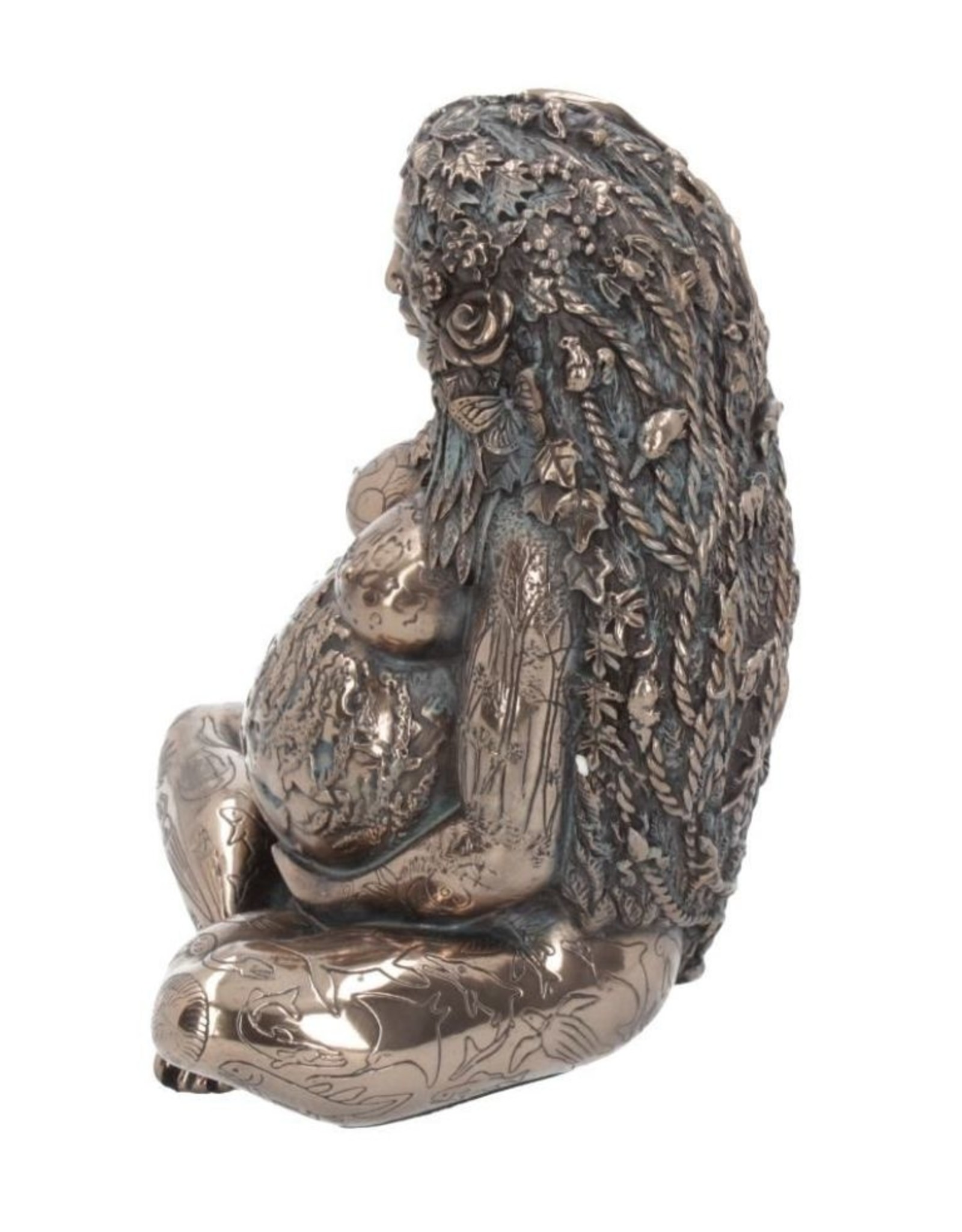 NemesisNow Giftware & Lifestyle - Mother Earth Bronze Finished Gaia Figurine 17.5cm