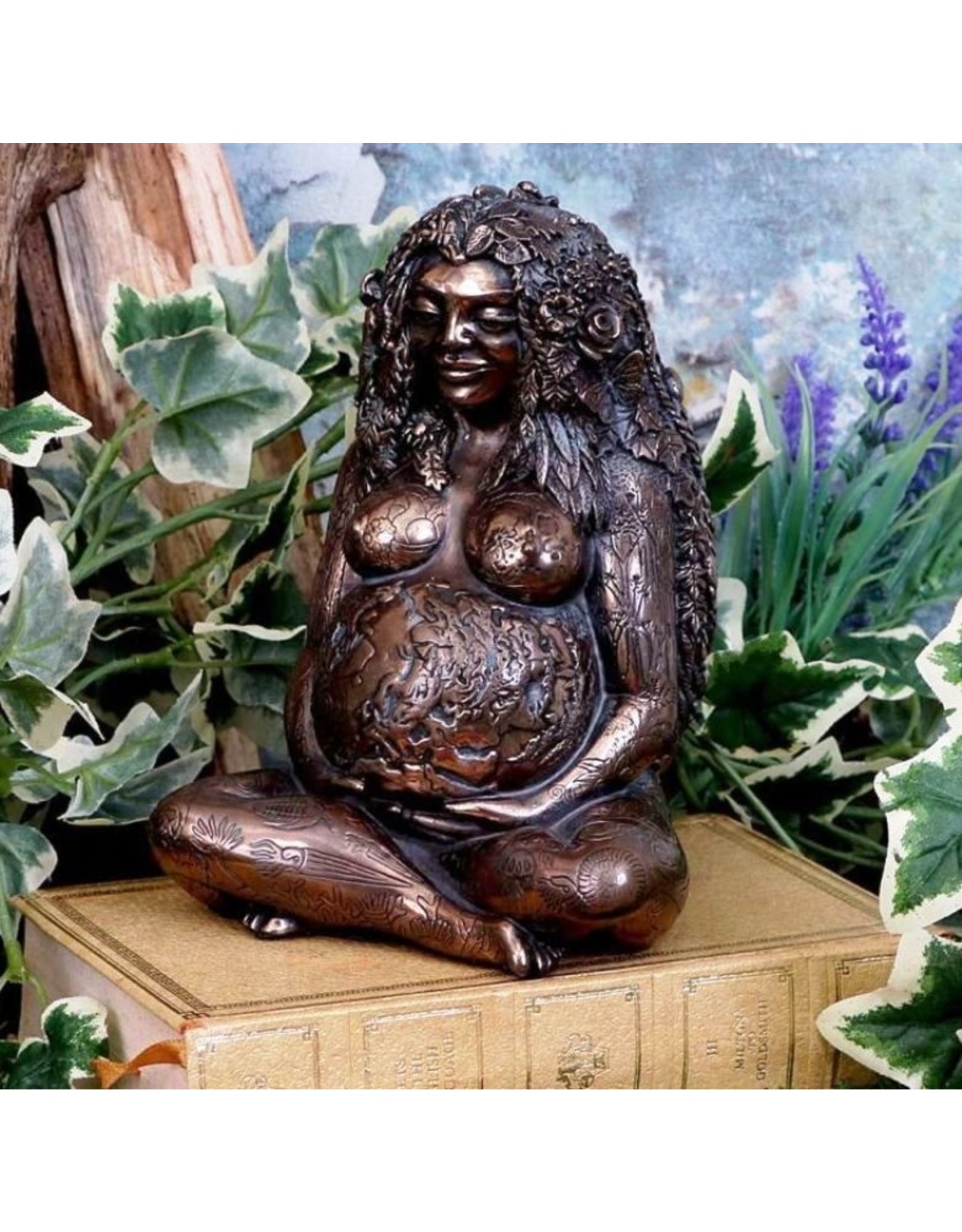 NemesisNow Giftware & Lifestyle - Mother Earth Bronze Finished Gaia Figurine 17.5cm