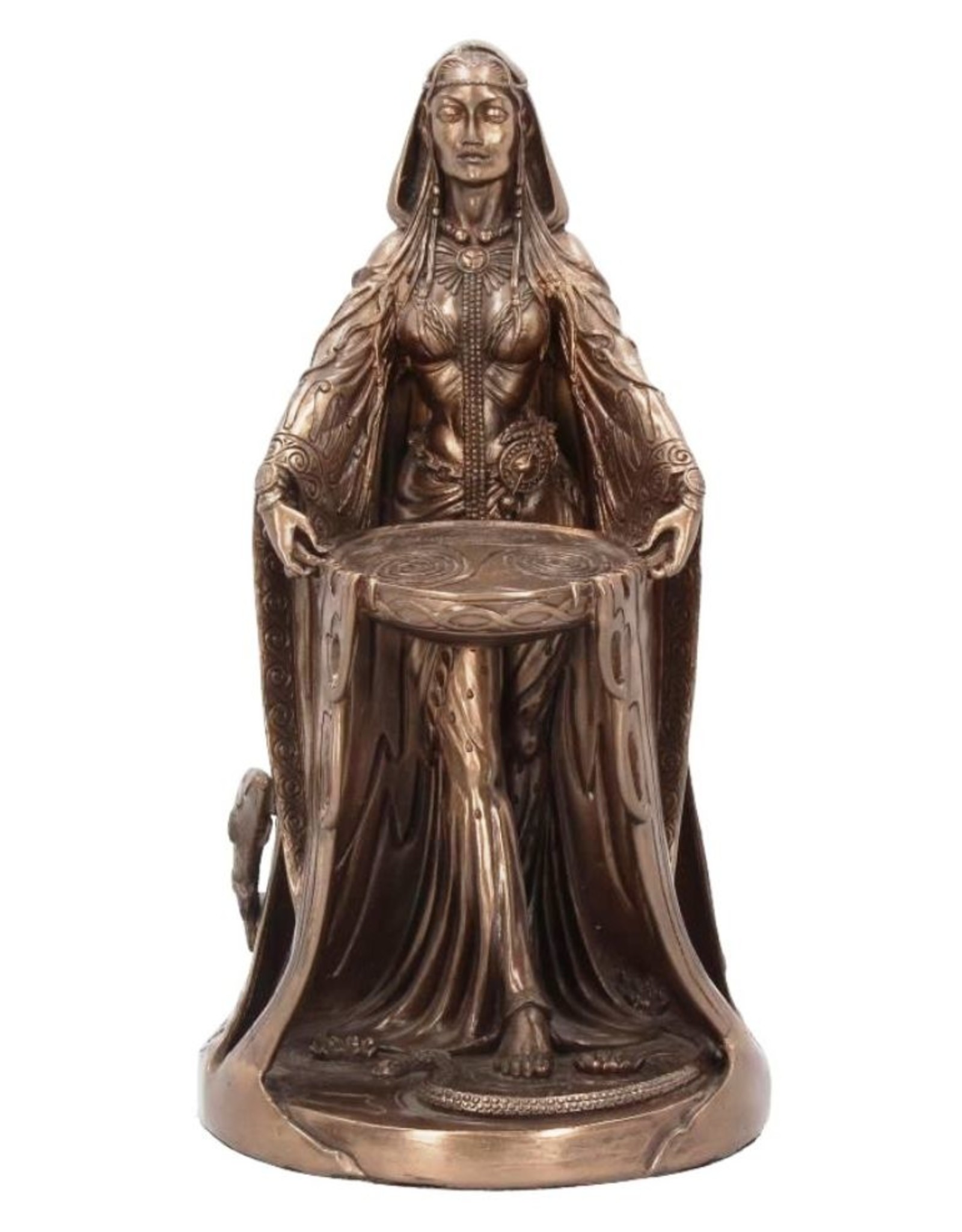 Veronese Design Giftware & Lifestyle - Celtic Danu Goddess Bronzed Figurine 22.5cm