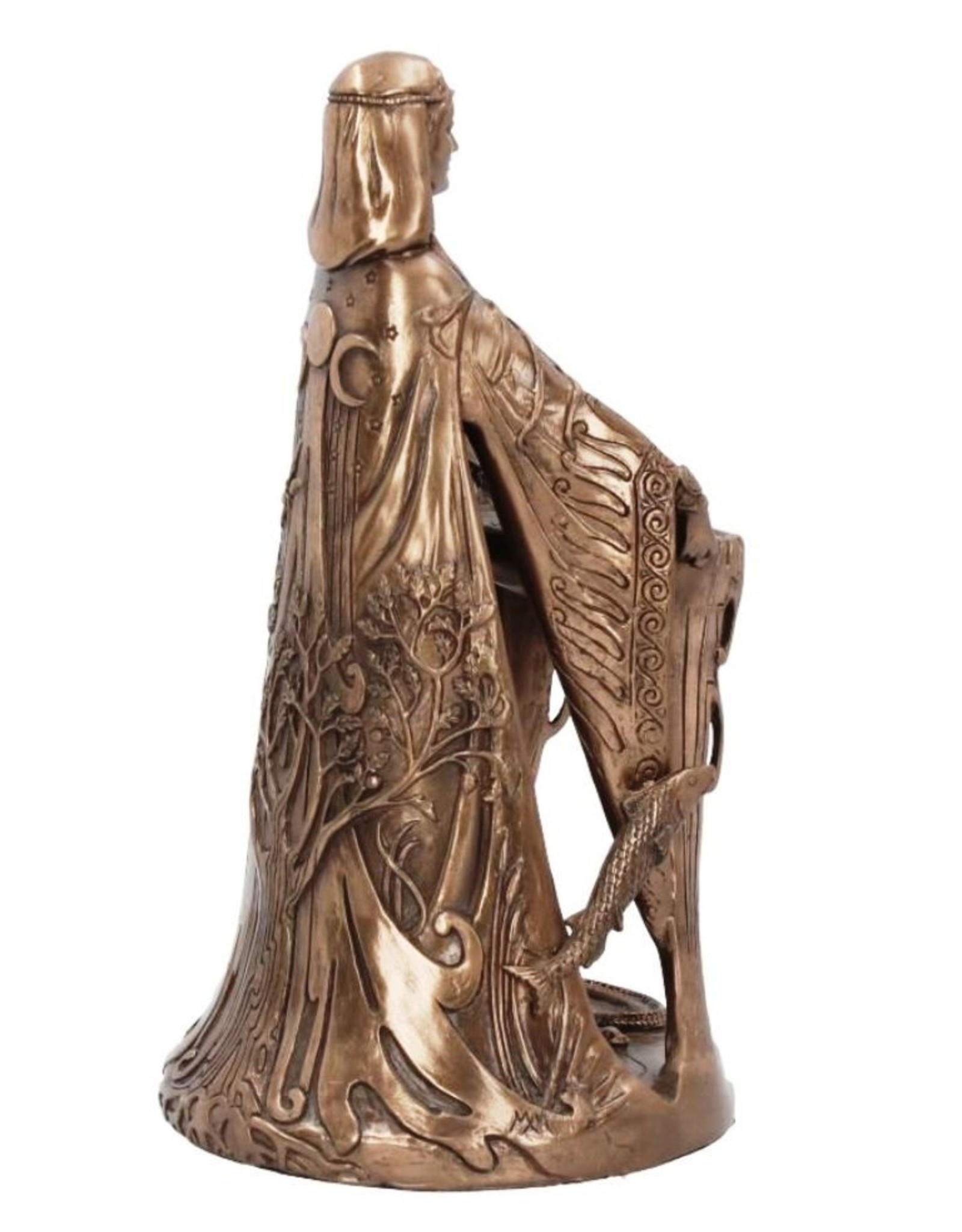 Veronese Design Giftware & Lifestyle - Keltische Godin Danu Gebronsd Beeld 22,5cm