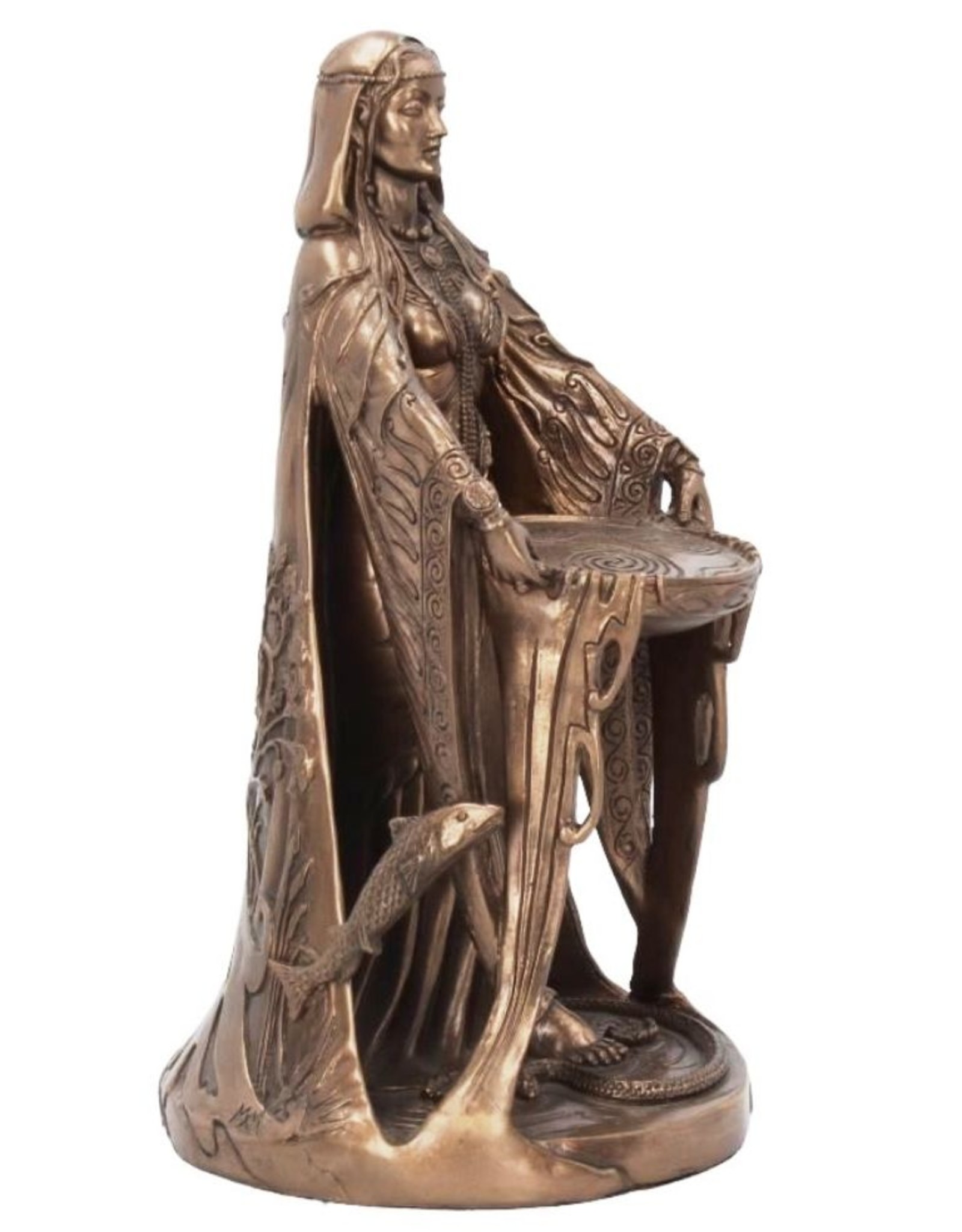 Veronese Design Giftware & Lifestyle - Celtic Danu Goddess Bronzed Figurine 22.5cm