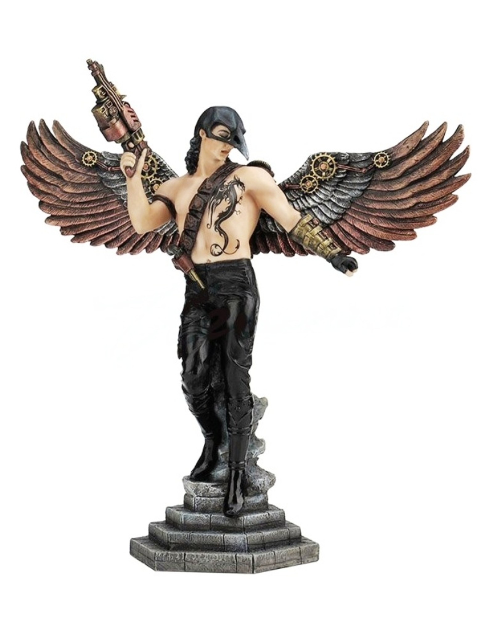 Veronese Design Giftware & Lifestyle - Crowmasked Winged Steampunk Warrior